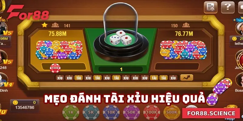 3+ Mẹo Đánh Tài Xỉu Bất Bại Được Chia Sẻ Từ Các Cao Thủ Các mẹo đánh tài xỉu đỉnh cao nên áp dụng